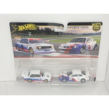 Hot Wheels 1:64 2 pack Premium - BMW 320 Group 5 + BMW M3 GTR 2001